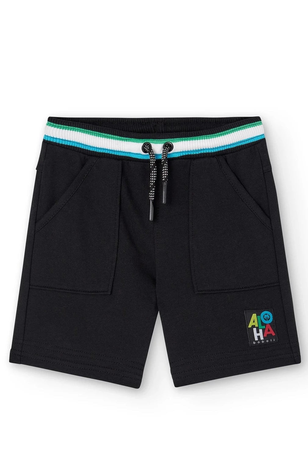 Boboli 526182-890 Szorty chłopiec kolor czarny -  - #tag1# - #tag2# - #tag3# - #tag4#