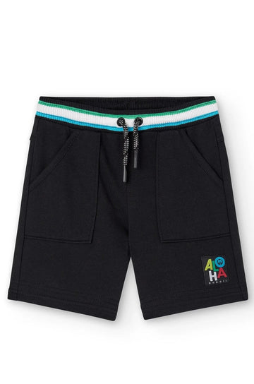 Boboli 526182-890 Szorty chłopiec kolor czarny -  - #tag1# - #tag2# - #tag3# - #tag4#