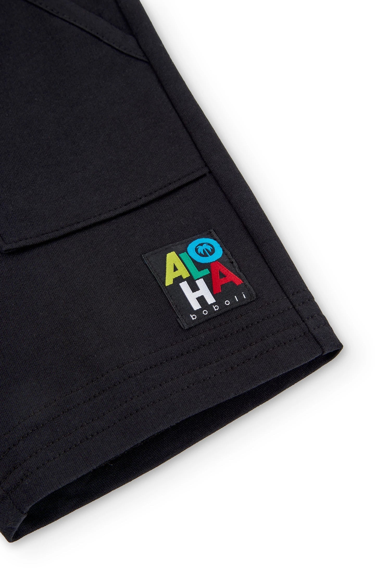 Boboli 526182-890 Szorty chłopiec kolor czarny -  - #tag1# - #tag2# - #tag3# - #tag4#