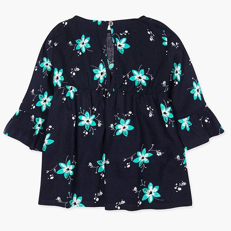 Boboli Bluzka dla dziewczynki granatowa 417057-9024 -  - #tag1# - #tag2# - #tag3# - #tag4#