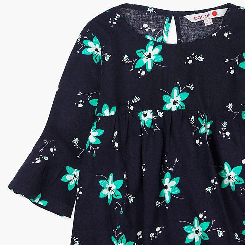 Boboli Bluzka dla dziewczynki granatowa 417057-9024 -  - #tag1# - #tag2# - #tag3# - #tag4#