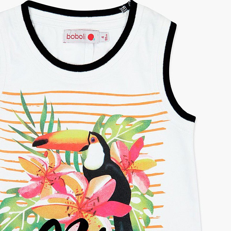 Boboli bluzka dla dziewczynki biała 827388-1100 -  - #tag1# - #tag2# - #tag3# - #tag4#