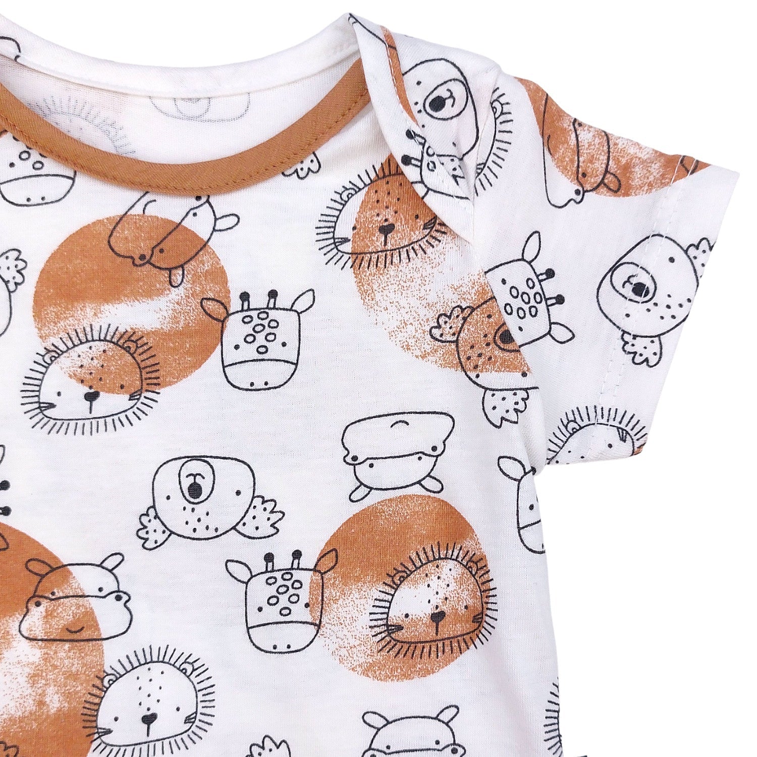 Body Niemowlęce Animals 2 Pak chłopak beż 18253-28524 GKMOC -  - #tag1# - #tag2# - #tag3# - #tag4#