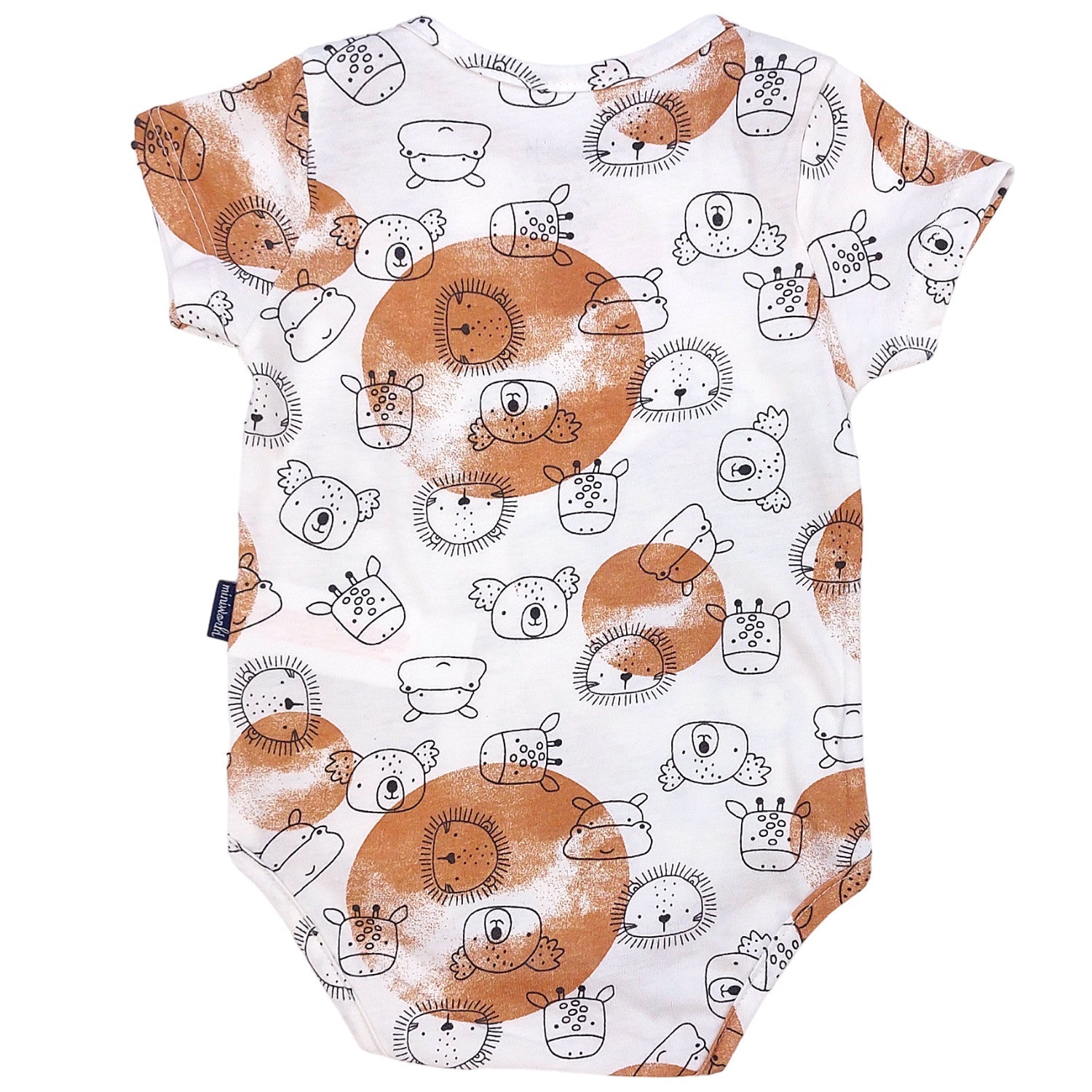 Body Niemowlęce Animals 2 Pak chłopak beż 18253-28524 GKMOC -  - #tag1# - #tag2# - #tag3# - #tag4#