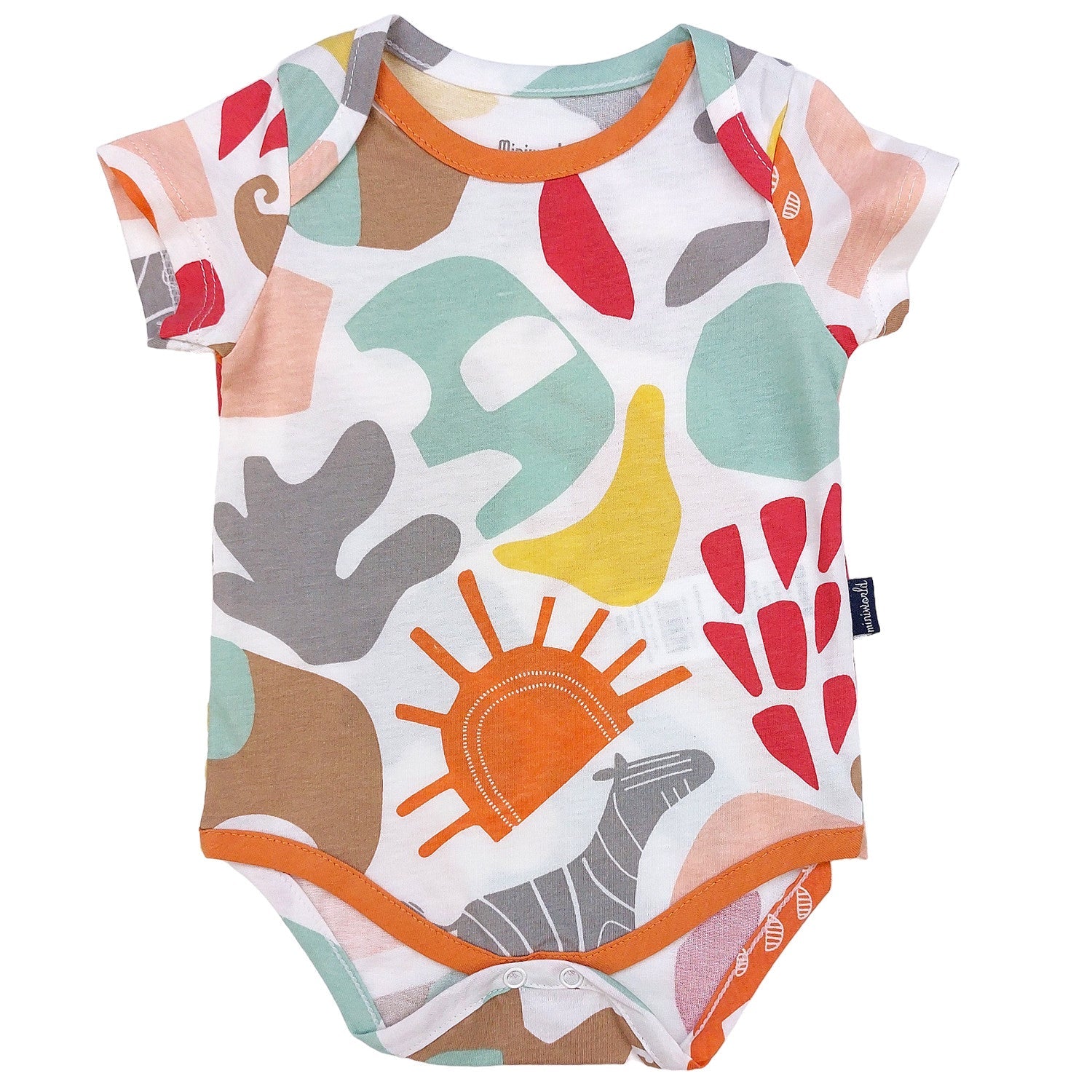 Body Niemowlęce Zebra 2 Pak chłopak pomarańcz 18243-24624 GKMOC -  - #tag1# - #tag2# - #tag3# - #tag4#