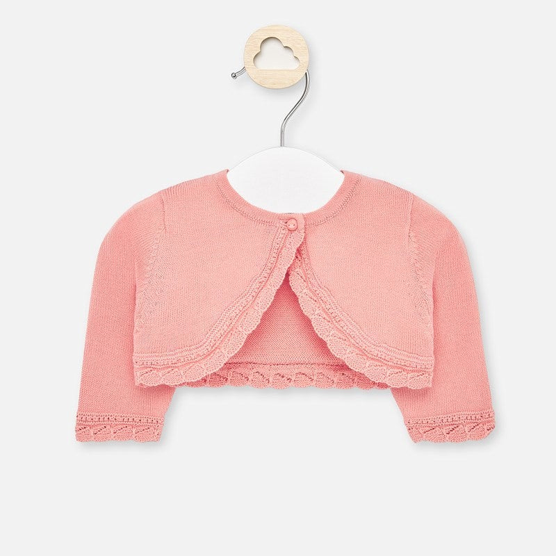 Bolerko dzianinowe dziewczęce Mayoral 318-15 Różowy -  - #tag1# - #tag2# - #tag3# - #tag4#