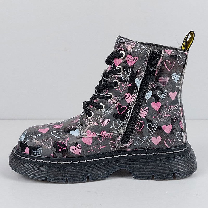 Botki Ocieplne dziewczynka szary HB371-27923  GKMBD -  - #tag1# - #tag2# - #tag3# - #tag4#