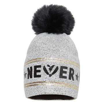 Broel TEKLA Czapka zimowa dziewczęca kolor szary/złoty -  - #tag1# - #tag2# - #tag3# - #tag4#