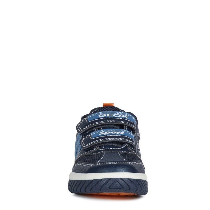 Buty sneakersy chłopięce Geox J949CD-0FE14-C0820  kolor granat/pomarańcz -  - #tag1# - #tag2# - #tag3# - #tag4#