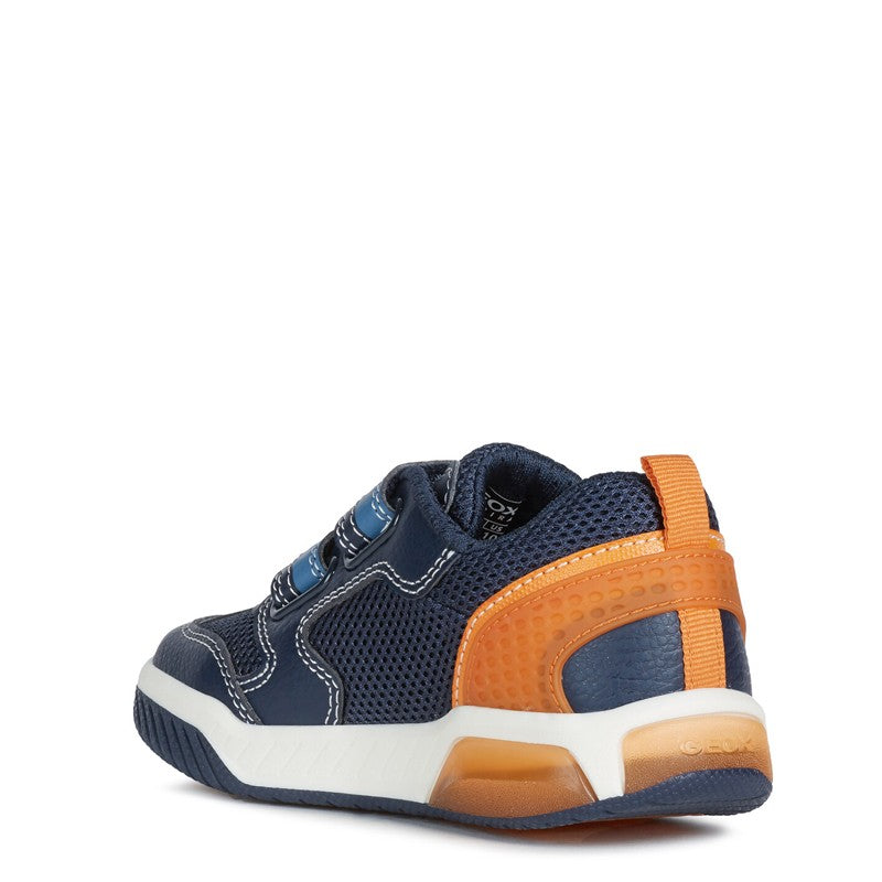 Buty sneakersy chłopięce Geox J949CD-0FE14-C0820  kolor granat/pomarańcz -  - #tag1# - #tag2# - #tag3# - #tag4#