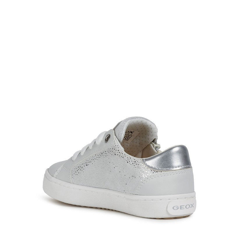 Buty sneakersy dla dziewczyn Geox J02D5B-007BC-C0007 kolor srebrny -  - #tag1# - #tag2# - #tag3# - #tag4#