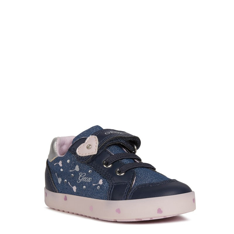 Buty sneakersy dziewczęce Geox B02D5D-0EWBC-C0694 kolor granat/róż -  - #tag1# - #tag2# - #tag3# - #tag4#