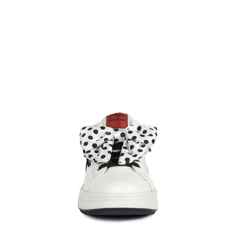 Buty sneakersy dziewczęce Geox J04BDB-000BC-C0644 kolor biały/czarny -  - #tag1# - #tag2# - #tag3# - #tag4#