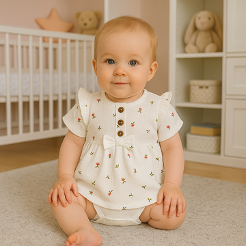 Mädchen Bodykleid creme Nafitto 1445-16525-28