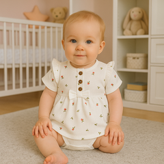 Mädchen Bodykleid creme Nafitto 1445-16525-28