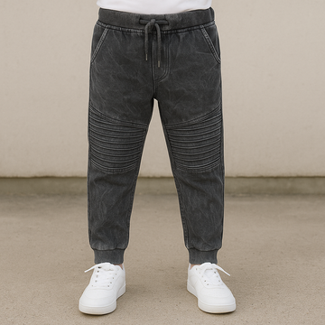 Jungen-Jogginghose, grau, vorgewaschen, BoyBoy 421-29824 GKMOC