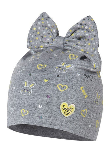 Czapka ALA dla dziewczynek Broel kolor szary/żółty -  - #tag1# - #tag2# - #tag3# - #tag4#