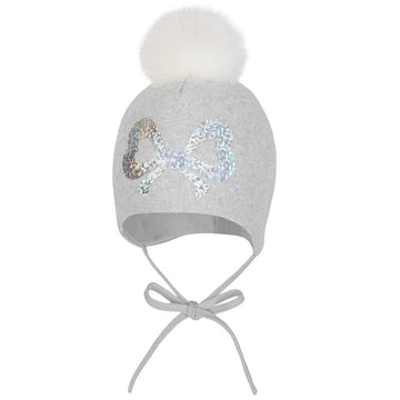 Czapka CHIKA dla dzieci Broel kolor jasny szary -  - #tag1# - #tag2# - #tag3# - #tag4#