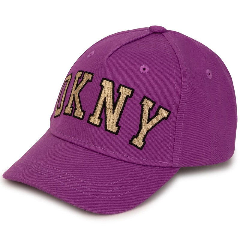 DKNY D31283-909 Czapka z daszkiem dziewczęca kolor fioletowy -  - #tag1# - #tag2# - #tag3# - #tag4#