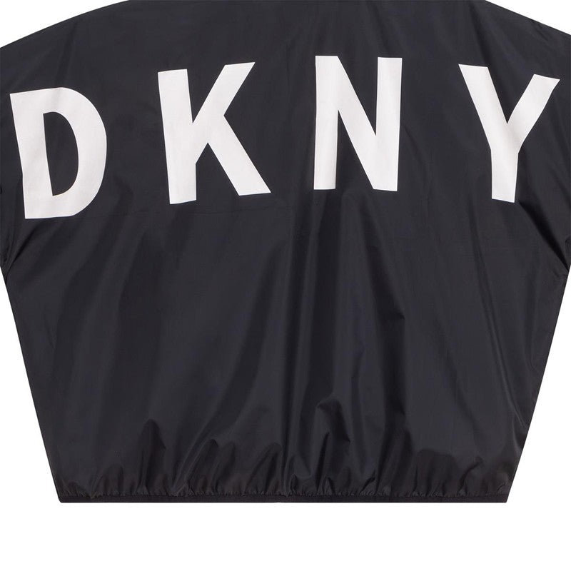 DKNY D36658-N50 Wiatrówka dwustronna dziewczęca kolor biało-czarny -  - #tag1# - #tag2# - #tag3# - #tag4#