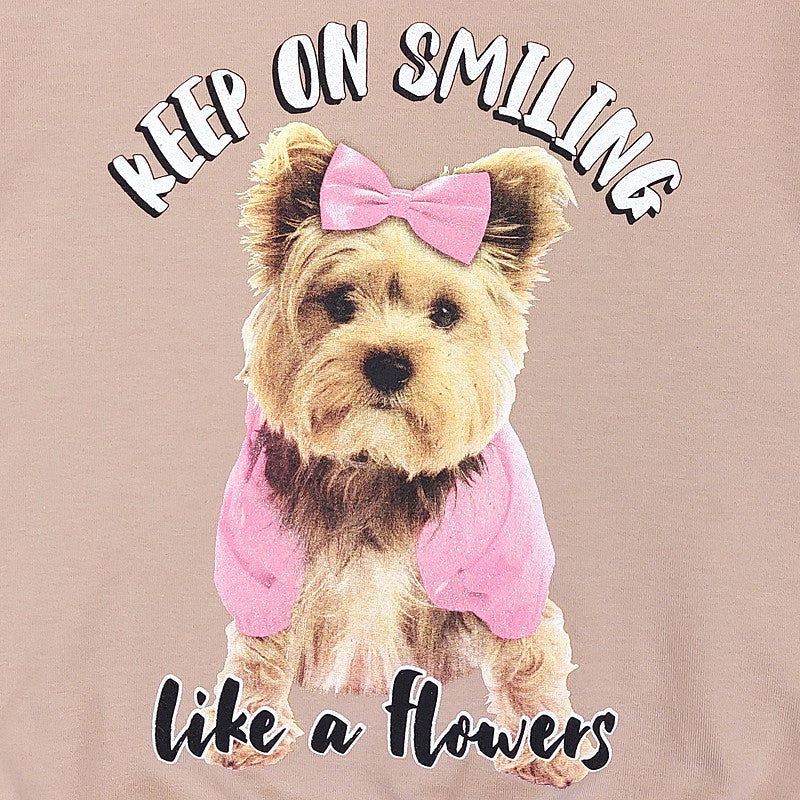 Dres 2 Części dziewczynka beż 5069-261023  GKMOD -  - #tag1# - #tag2# - #tag3# - #tag4#