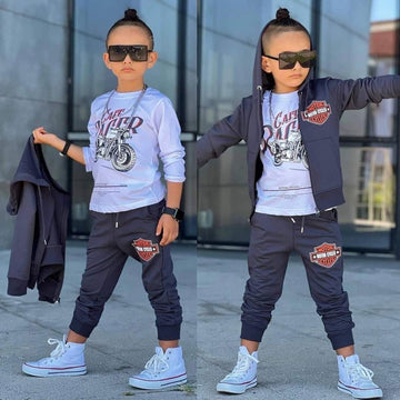 Dres 3 Części chłopak grafit 60134-8824 GKMOC -  - #tag1# - #tag2# - #tag3# - #tag4#