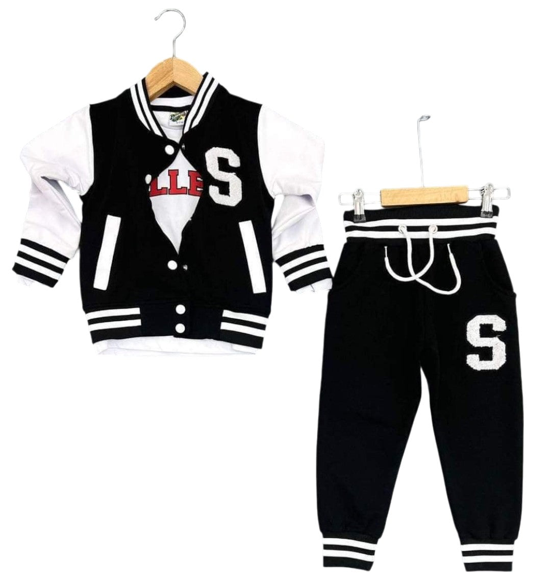 Dres Sportowy 3 Części dziewczęcy czarny Surprise 1758-23824 GKMOD -  - #tag1# - #tag2# - #tag3# - #tag4#