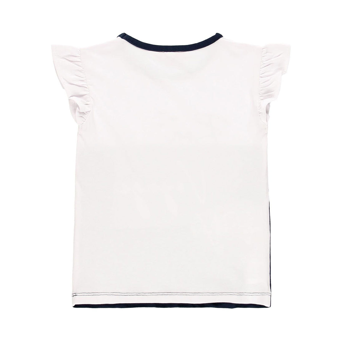 Dzianinowa koszulka dla dziewczynki Boboli 459019-2440 kolor granat -  - #tag1# - #tag2# - #tag3# - #tag4#