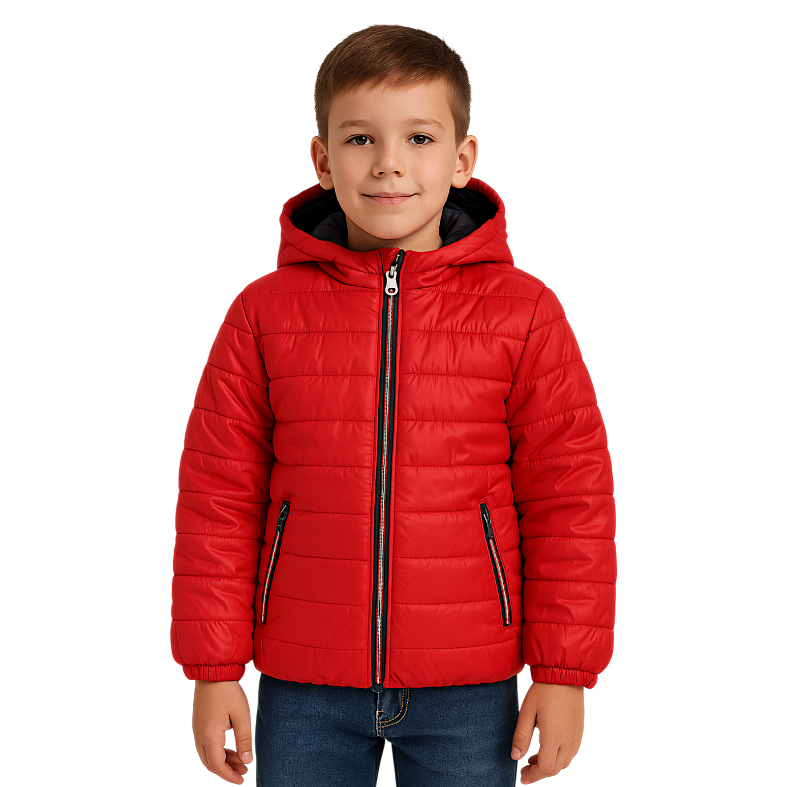 Jungen Stepp Übergangsjacke rot F26 2035-17-14325-18