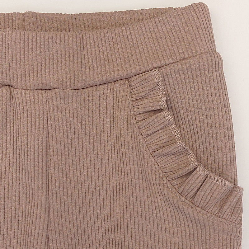 Getry Prążek dziewczynka ciemny beż 373-131123  GKMOD -  - #tag1# - #tag2# - #tag3# - #tag4#