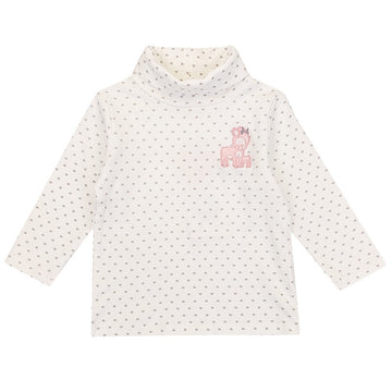 Golf Serduszka dziewczynka biały CY-9712-131123  GKMOD -  - #tag1# - #tag2# - #tag3# - #tag4#