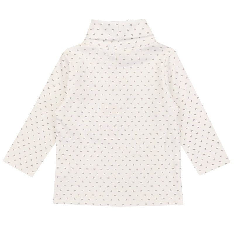 Golf Serduszka dziewczynka biały CY-9712-131123  GKMOD -  - #tag1# - #tag2# - #tag3# - #tag4#