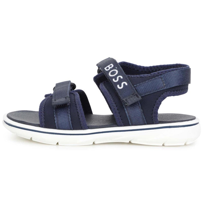 HUGO BOSS J09174-849 Sandały dla chłopca kolor granatowy -  - #tag1# - #tag2# - #tag3# - #tag4#
