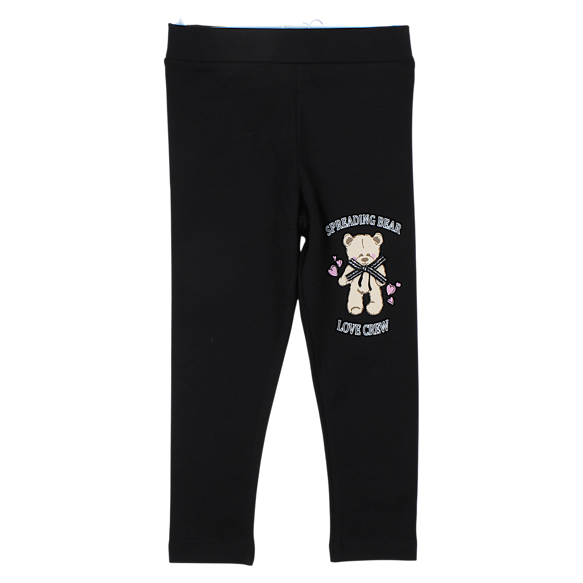 Timi Mädchen Teddybär Leggings schwarz 54545-14425-14