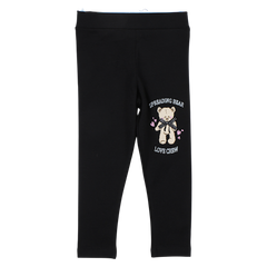 Timi Mädchen Teddybär Leggings schwarz 54545-14425-14