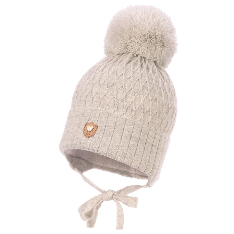 Jamiks ADAM IV czapka chłopięca kolor popiel JZB002-1 -  - #tag1# - #tag2# - #tag3# - #tag4#