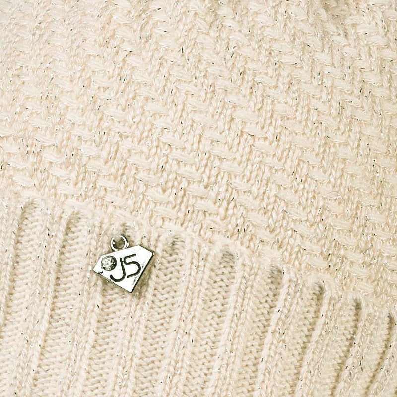 Jamiks AYA czapka dziewczęca kolor ekri JZB033-3 -  - #tag1# - #tag2# - #tag3# - #tag4#