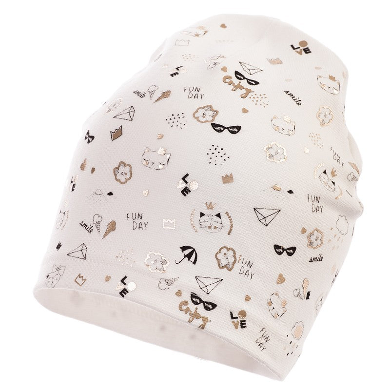 Jamiks czapka dziewczęca przejściowa ekri CERTA JWB115-1 -  - #tag1# - #tag2# - #tag3# - #tag4#