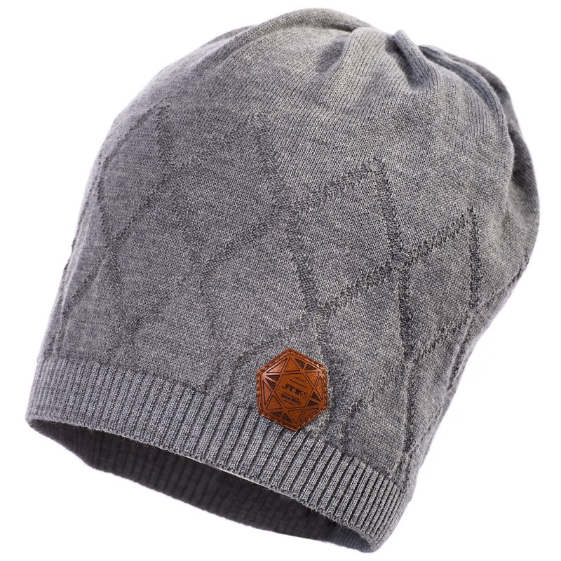 Jamiks czapka przejściowa chłopięca popiel LARRY JWB075-3 -  - #tag1# - #tag2# - #tag3# - #tag4#