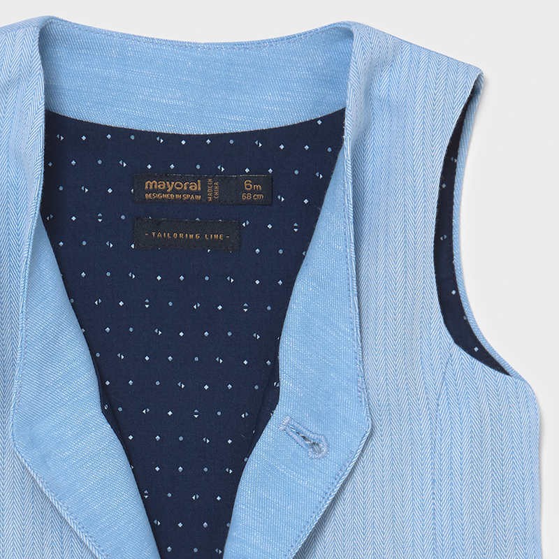 Kamizelka elegancka chłopięca Mayoral 1341-35 niebieski -  - #tag1# - #tag2# - #tag3# - #tag4#