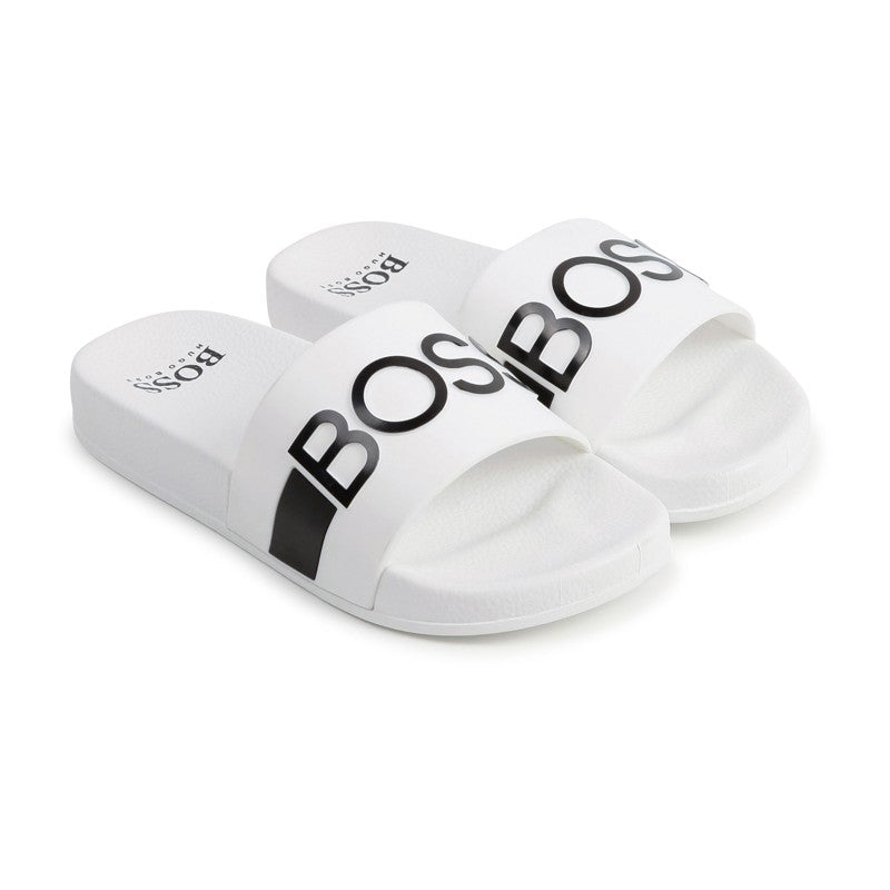 Klapki HUGO BOSS J29246-10B kolor biały -  - #tag1# - #tag2# - #tag3# - #tag4#