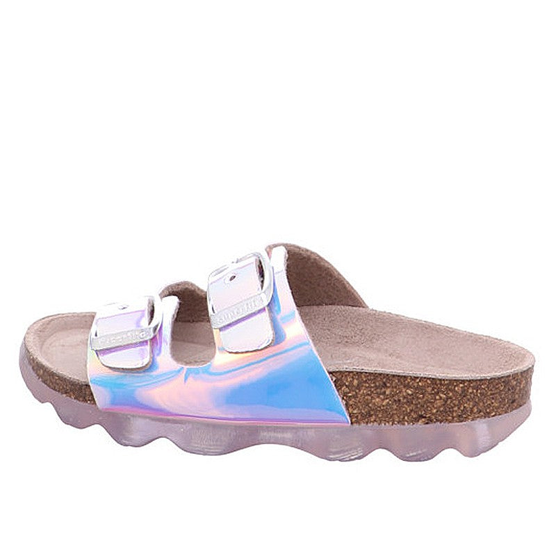 Klapki dla dziewczynek Superfit 1-000119-1010 kolor srebrny -  - #tag1# - #tag2# - #tag3# - #tag4#