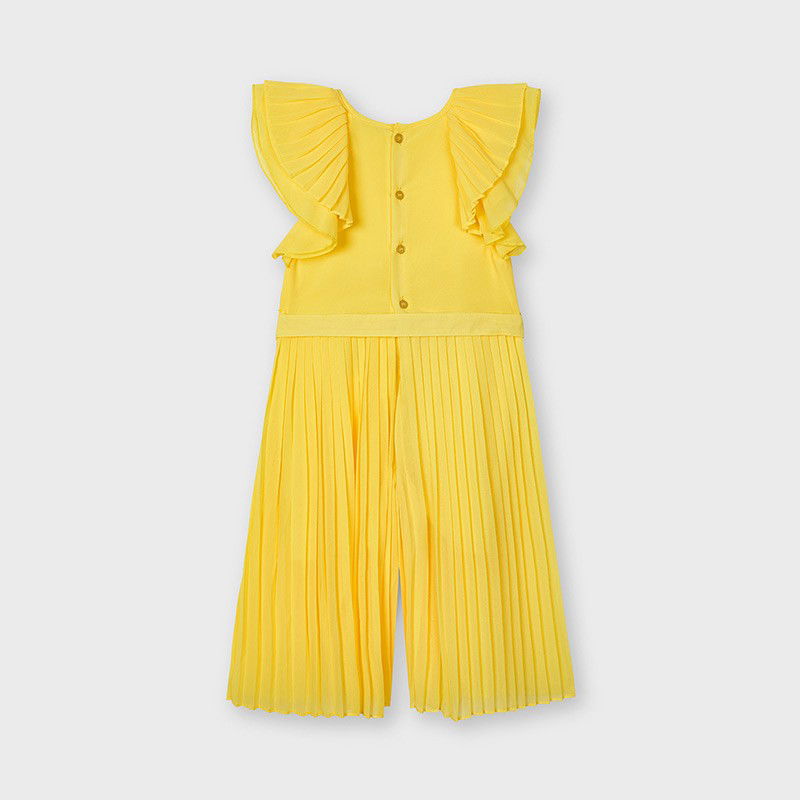 Kombinezon plisowany dla dziewczynki Mayoral 3821-57 Żółty -  - #tag1# - #tag2# - #tag3# - #tag4#