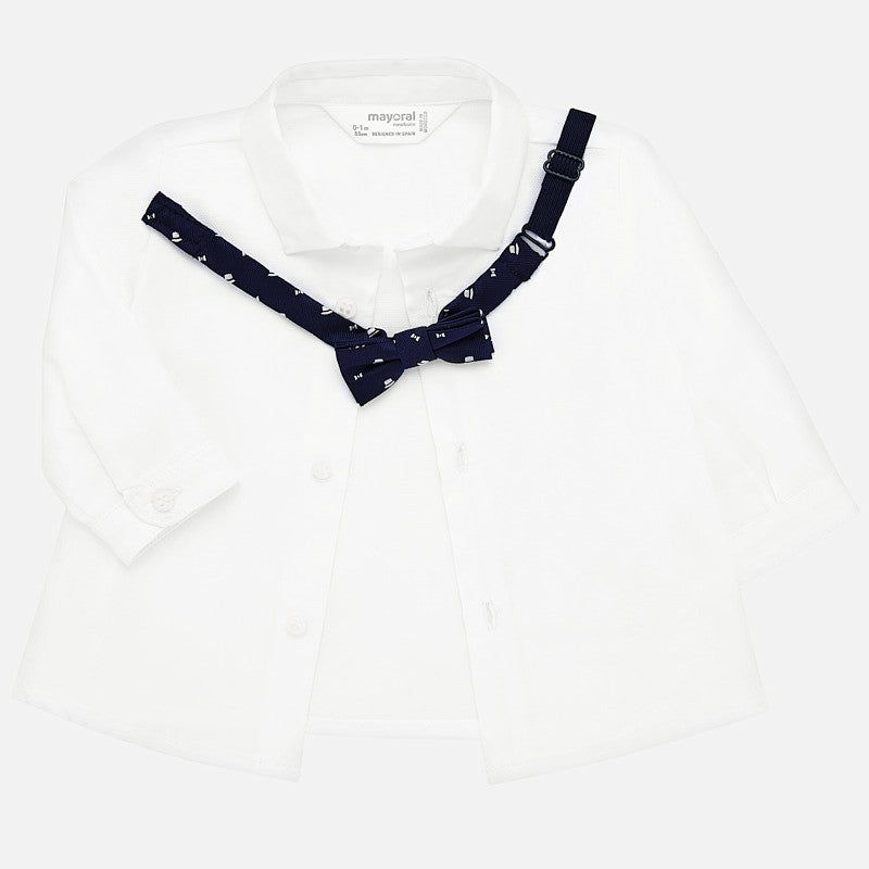 Koszula elegancka z muszką chłopięca Mayoral 1142-32 Biały -  - #tag1# - #tag2# - #tag3# - #tag4#