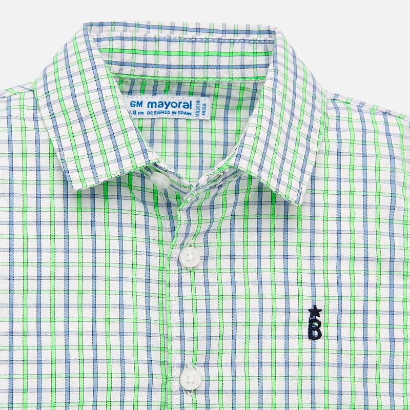 Koszula w kratkę chłopięca Mayoral 1158-10 Zielony -  - #tag1# - #tag2# - #tag3# - #tag4#