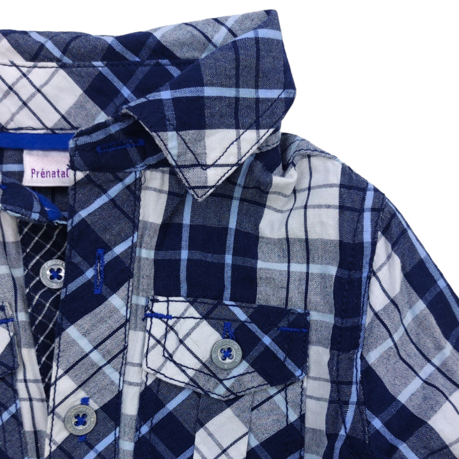 Koszula w kratkę chłopięca używana Prenatal kod 34 -  - #tag1# - #tag2# - #tag3# - #tag4#