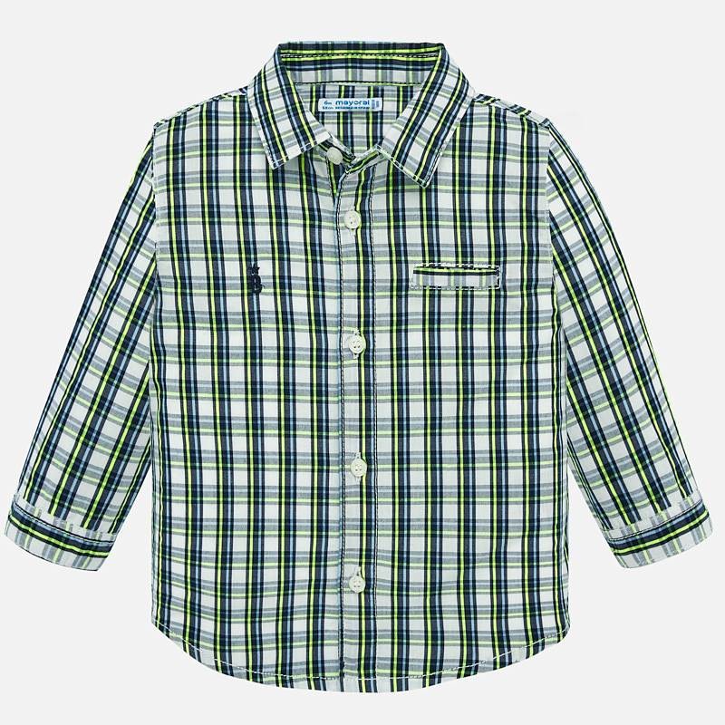 Koszula w kratkę dla chłopców Mayoral 1165-32 niebieska -  - #tag1# - #tag2# - #tag3# - #tag4#