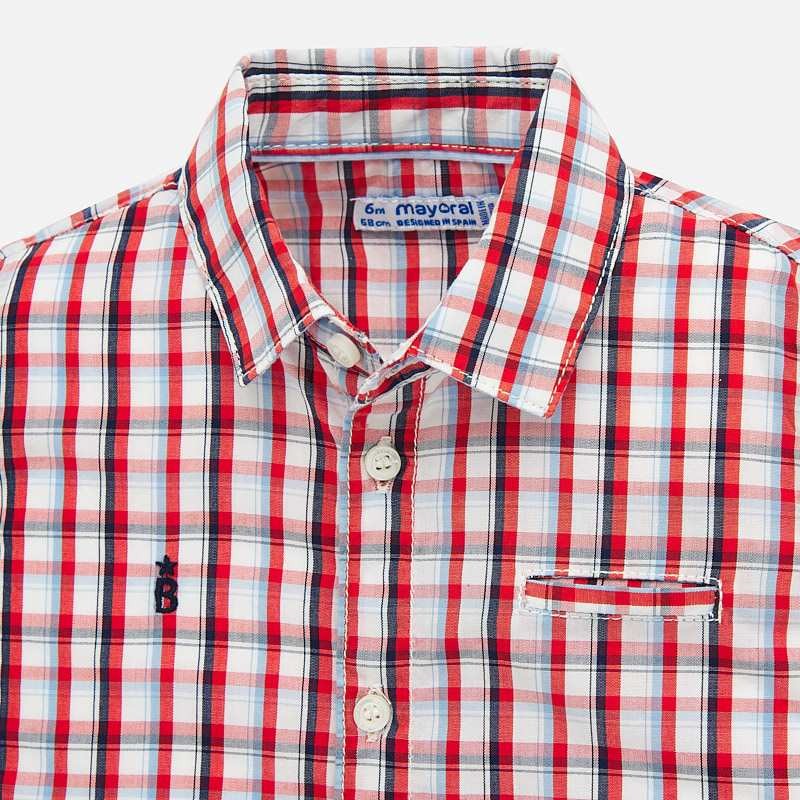 Koszula w kratkę dla chłopców Mayoral 1165-33 czerwona -  - #tag1# - #tag2# - #tag3# - #tag4#