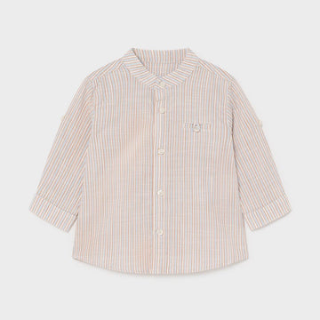 Koszula w paski chłopięca Mayoral 1118-10 beżowy -  - #tag1# - #tag2# - #tag3# - #tag4#