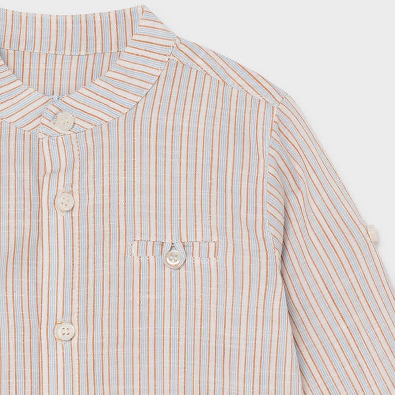 Koszula w paski chłopięca Mayoral 1118-10 beżowy -  - #tag1# - #tag2# - #tag3# - #tag4#